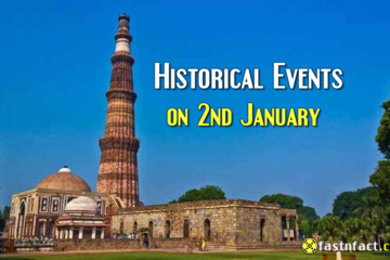 Historical Events on 2nd January
